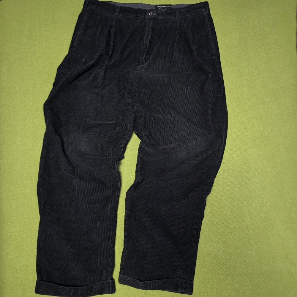 Eddie Bauer Men's Dark Corduroy Pants